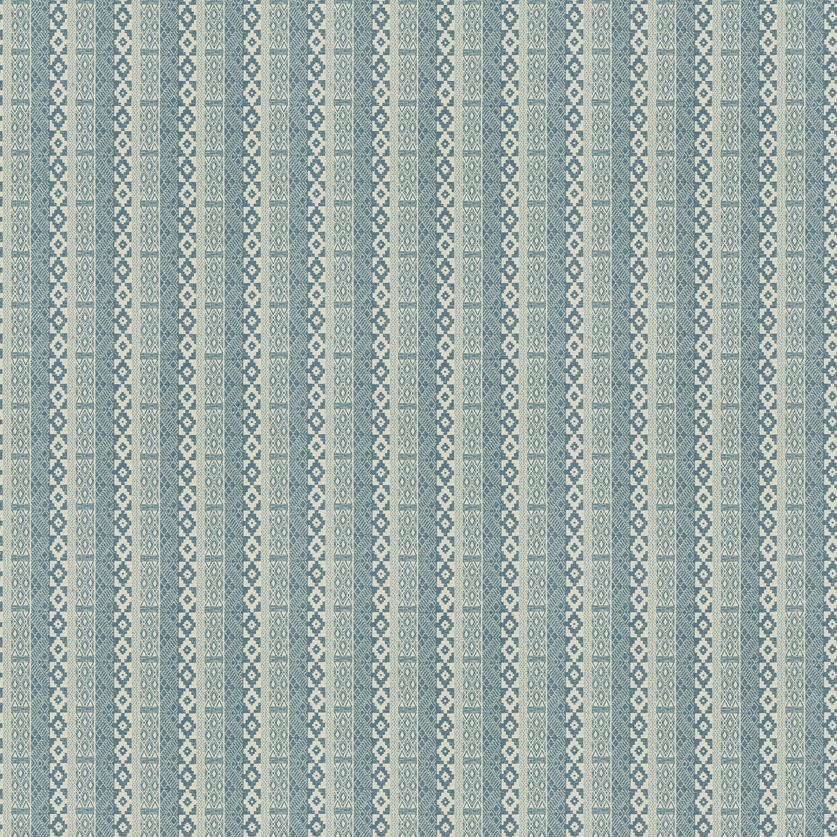 Parterre Weave Blue Sample – full width front