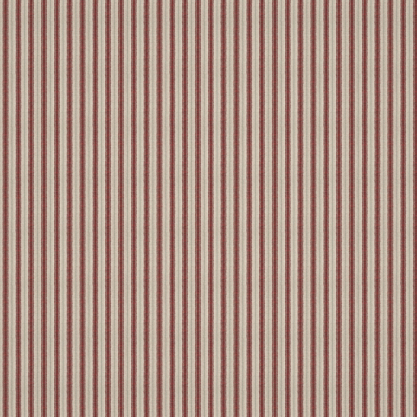 Sketched Stripe Red/Pale Green Fabric