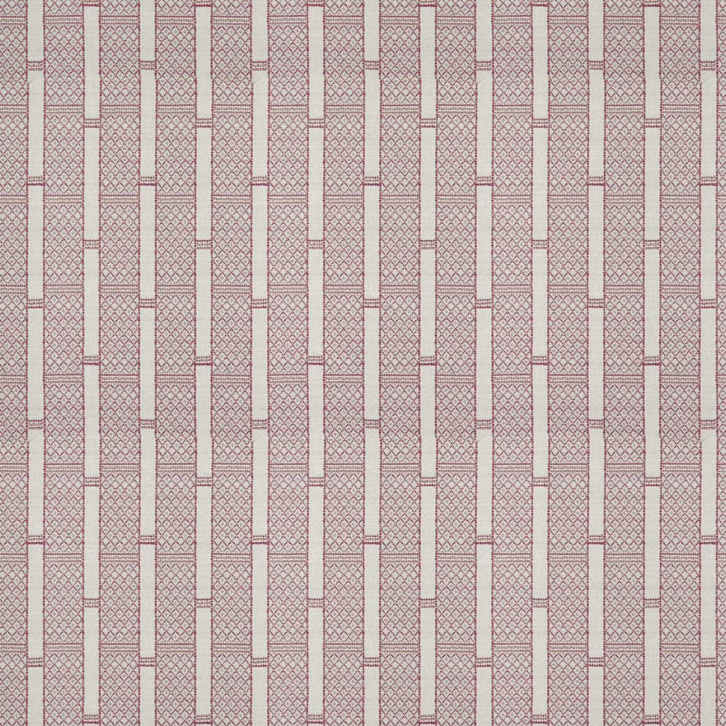 Stripe & Diamonds Cream/Pink Fabric