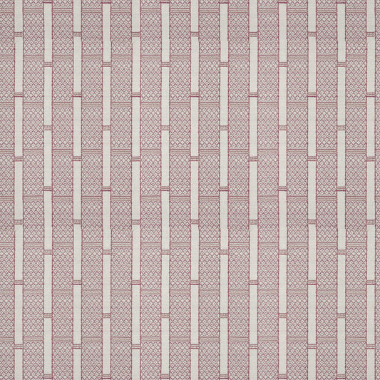 Stripe & Diamonds Cream/Pink Fabric