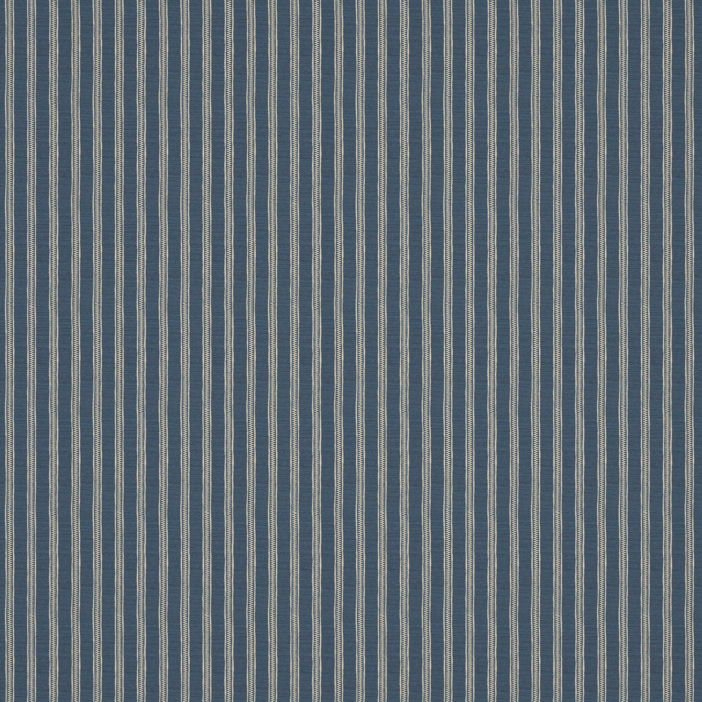 Ticking Stripe Ocean Fabric