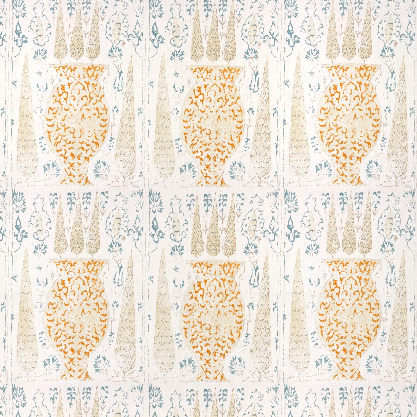 Vasari Blue/Orange Fabric