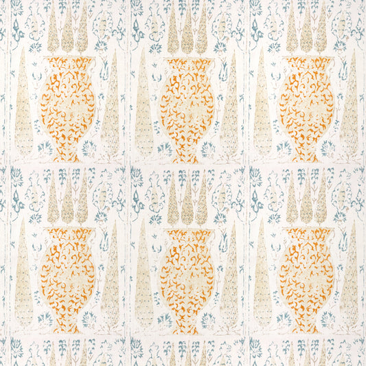 Vasari Blue/Orange Fabric