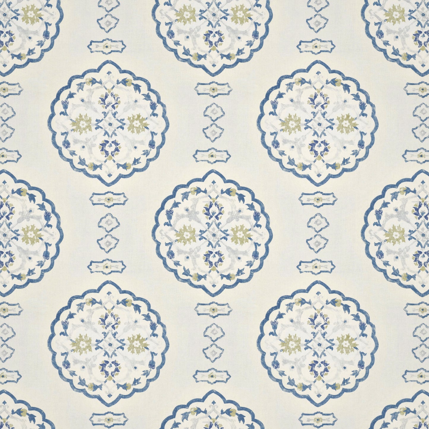 Waverton Blue Fabric