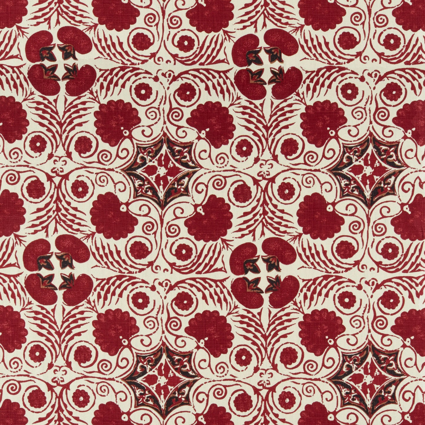 Arabella Red Fabric