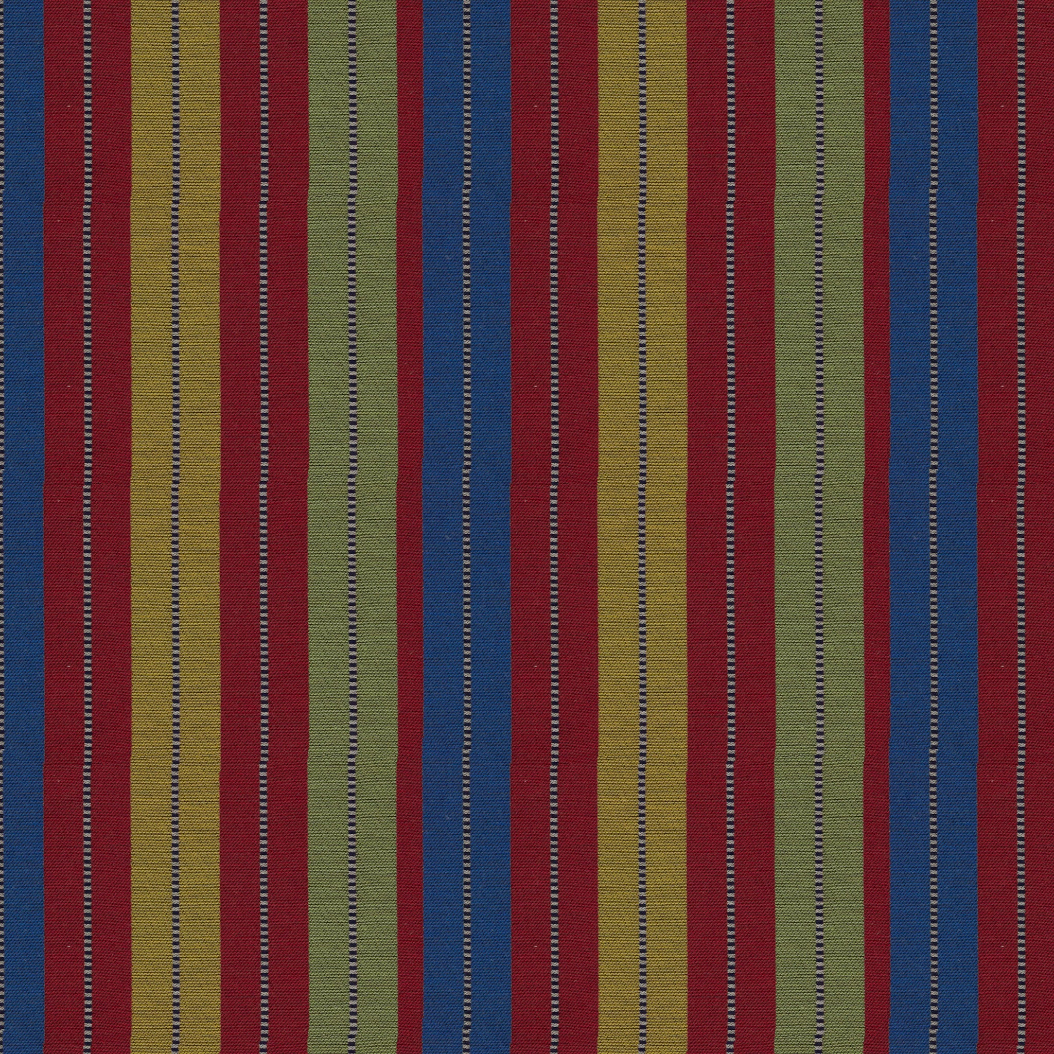 Multicolour Rustic Stripe Fabric – Penny Morrison