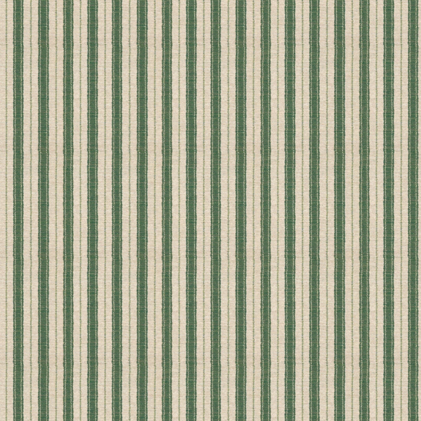 Sketched Stripe Green Fabric