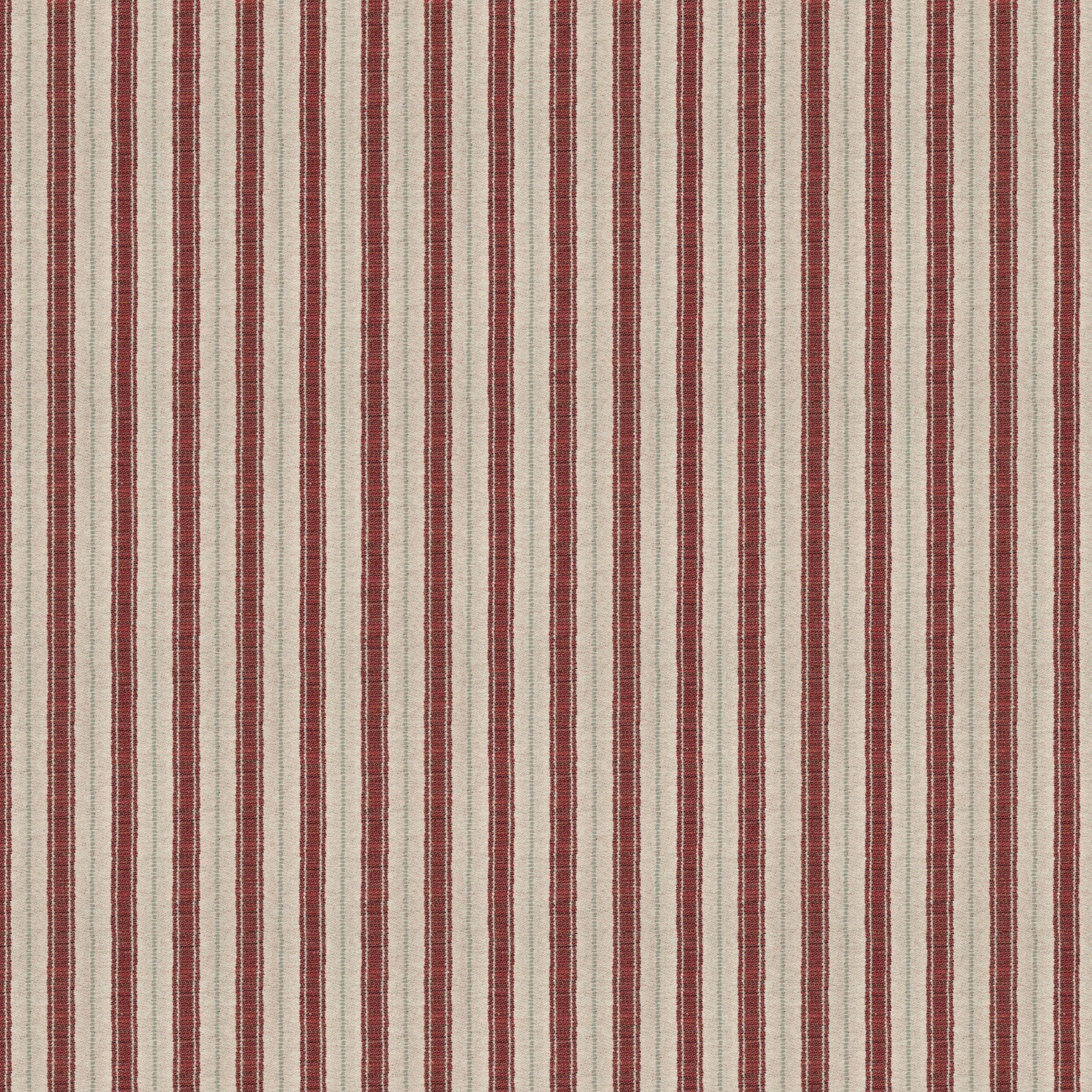 Sketched Stripe Red/Pale Green Fabric – Penny Morrison
