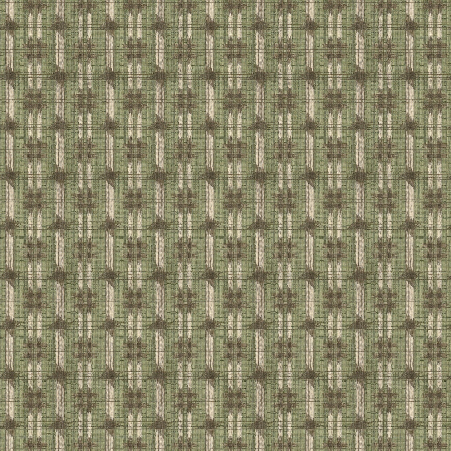 Inca Check Green Fabric