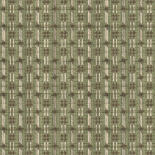 Inca Check Green Fabric