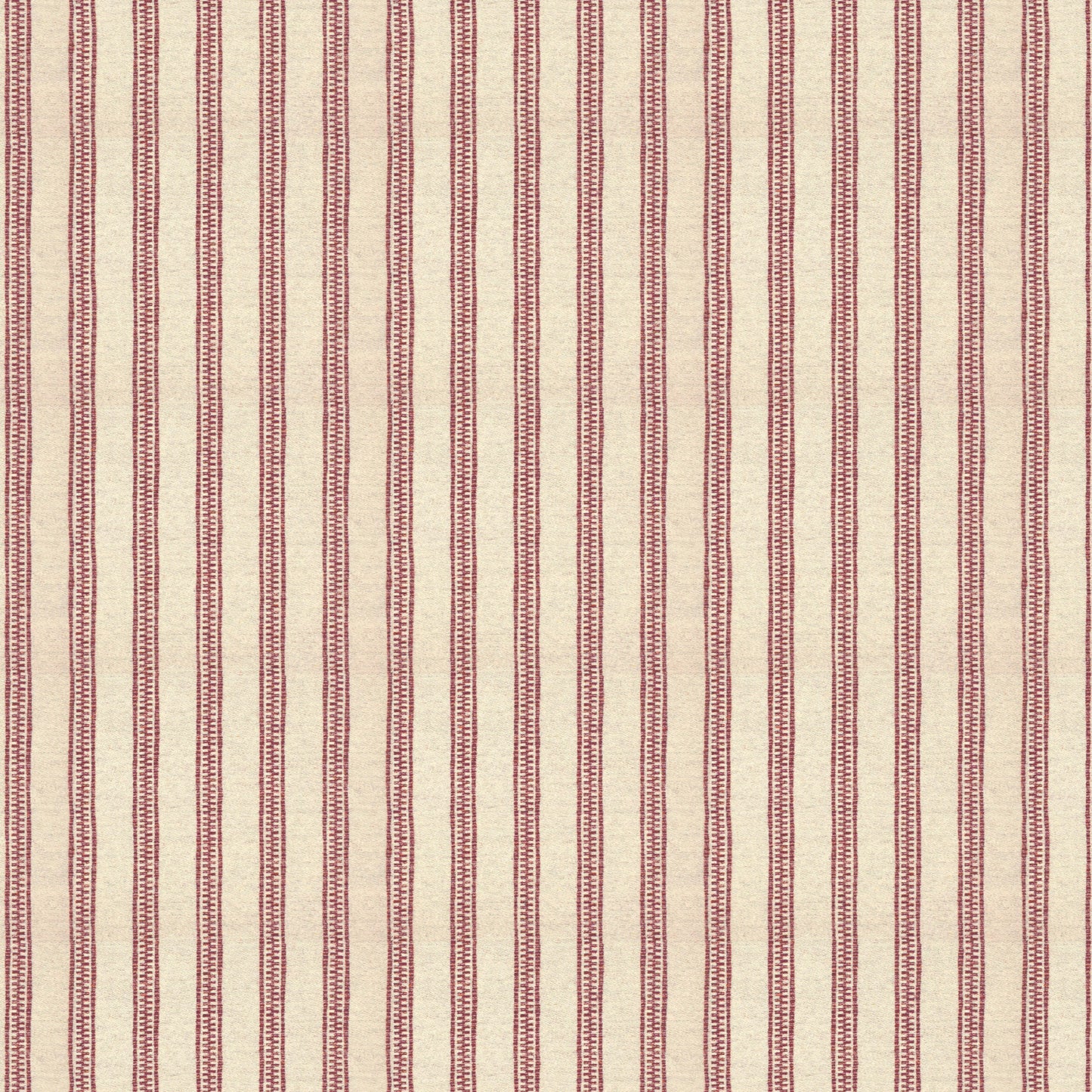 Ticking Stripe Rose Fabric