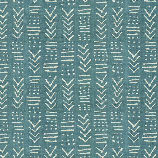 Luma Green Petrol Fabric