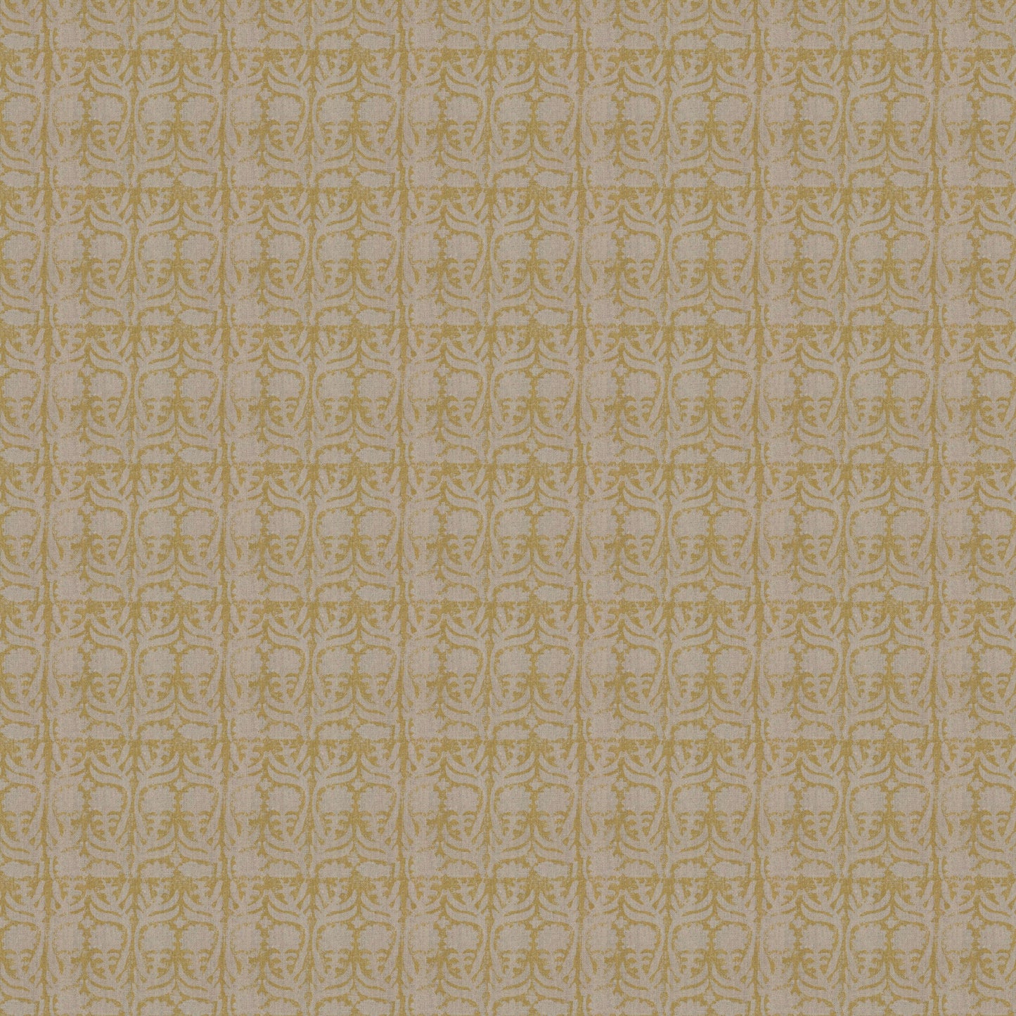 Ashok Yellow on Natural Fabric