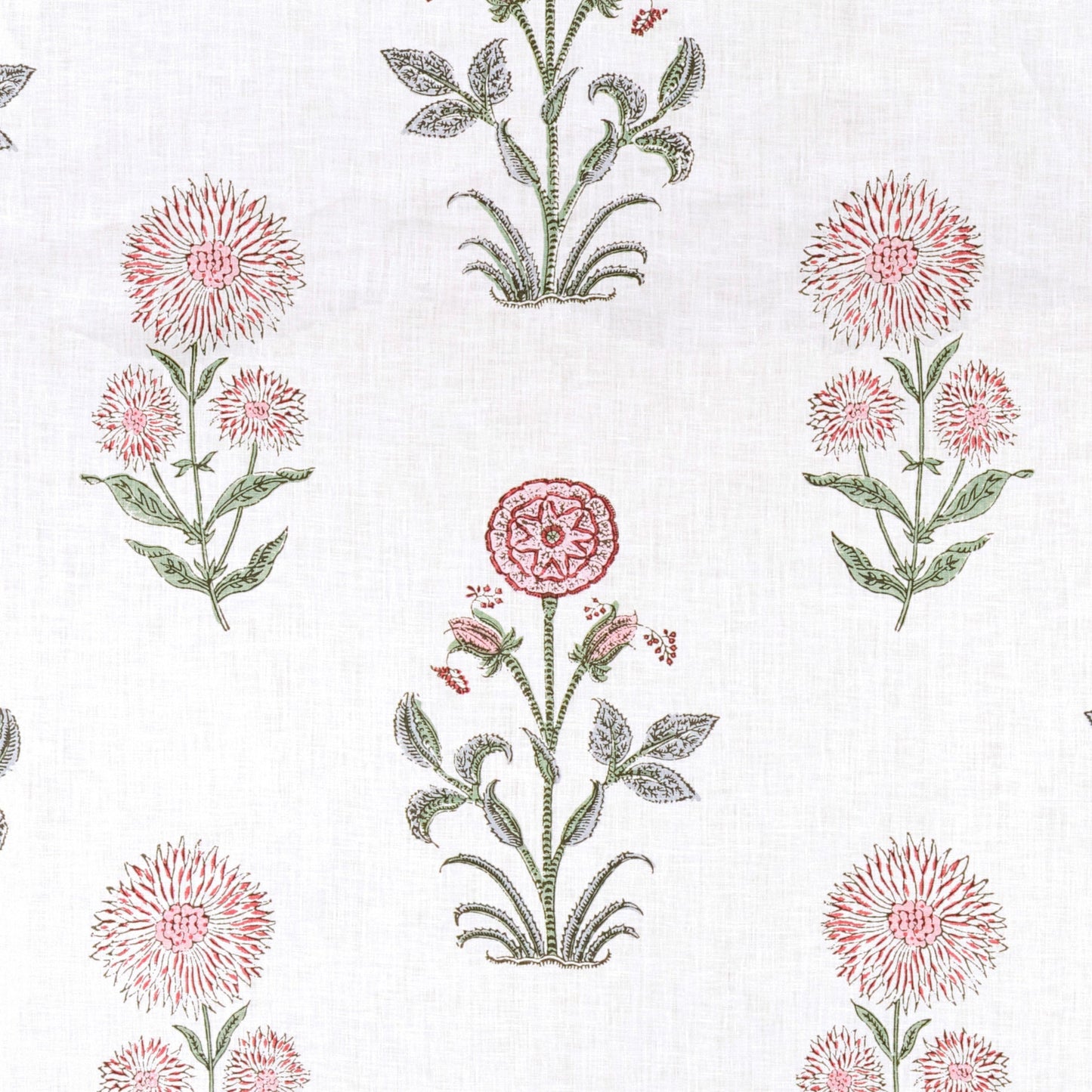 Magda Sprigless Pink/Green Sample