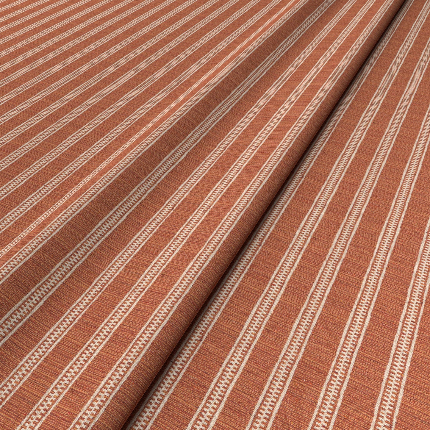 Ticking Stripe Ginger Fabric