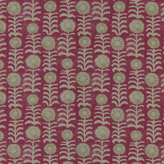 Killi Red/Beige on Natural Fabric