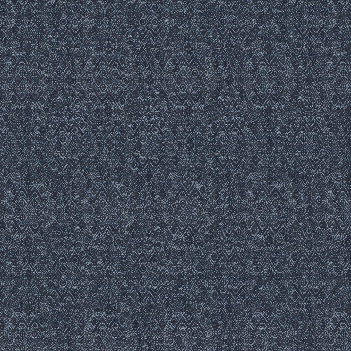 Diamond Ethnic Dark Blue Fabric