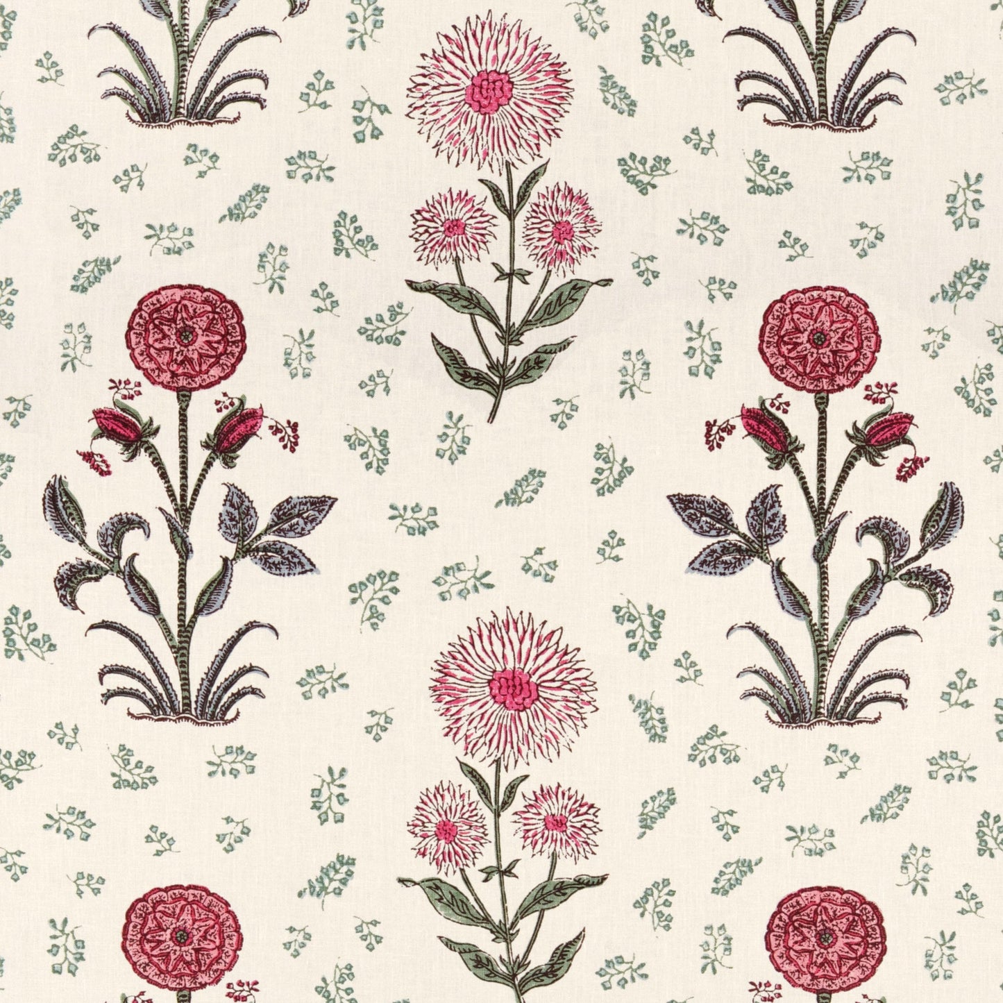 Magda Pink/Green Fabric