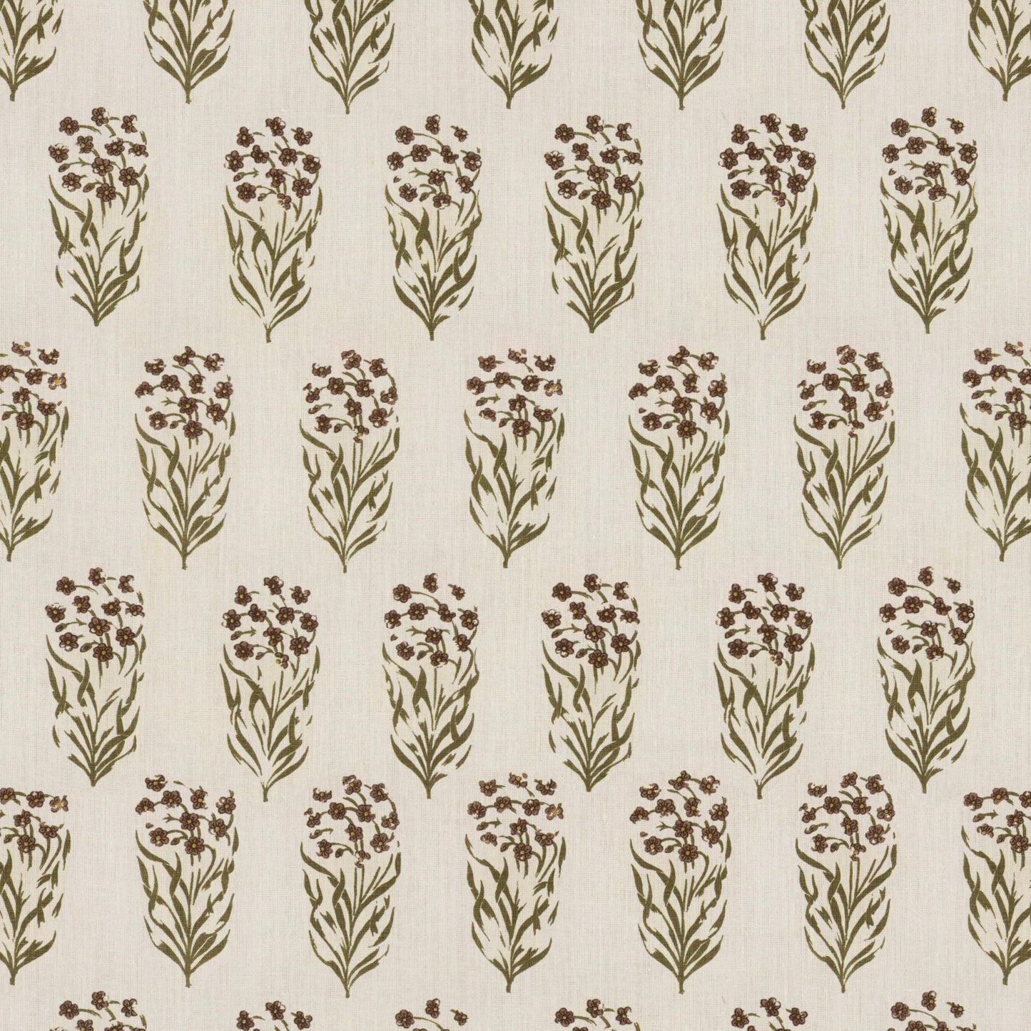 Kalindi Green/Sienna Fabric