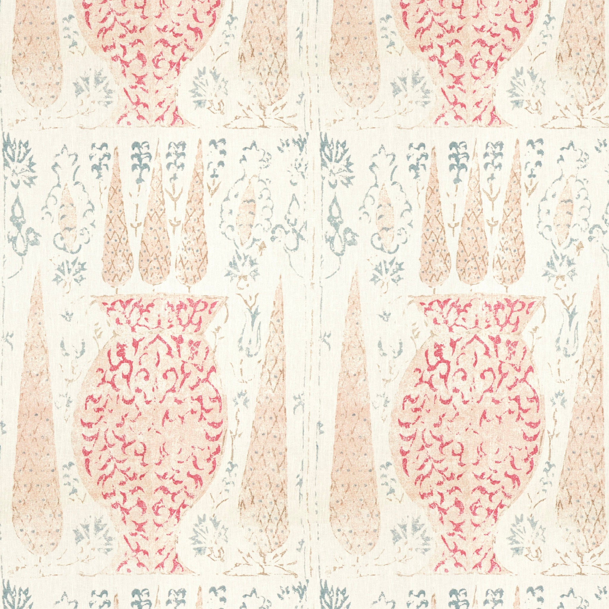 Vasari Blue/Pink Fabric – Penny Morrison
