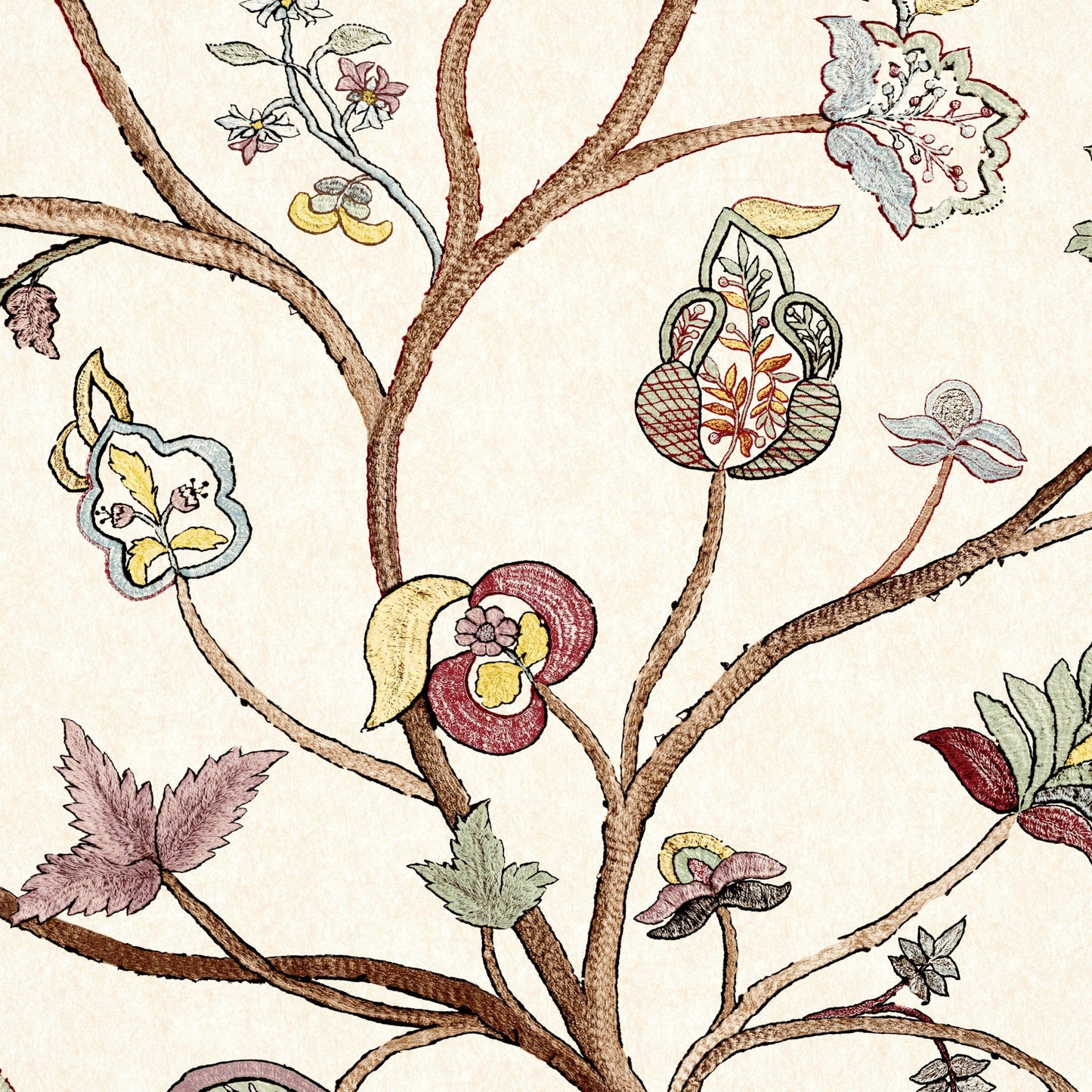 Begum Pink Wide-Width Wallpaper