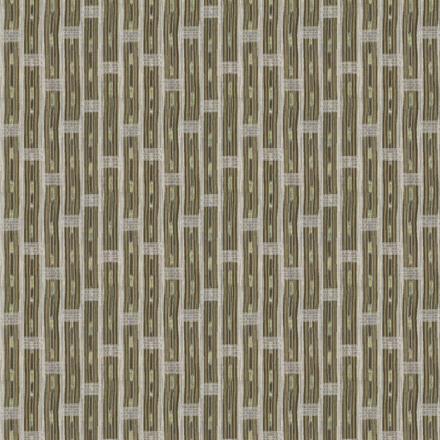 Inca Vertical Stripe Olive/Brown Sample