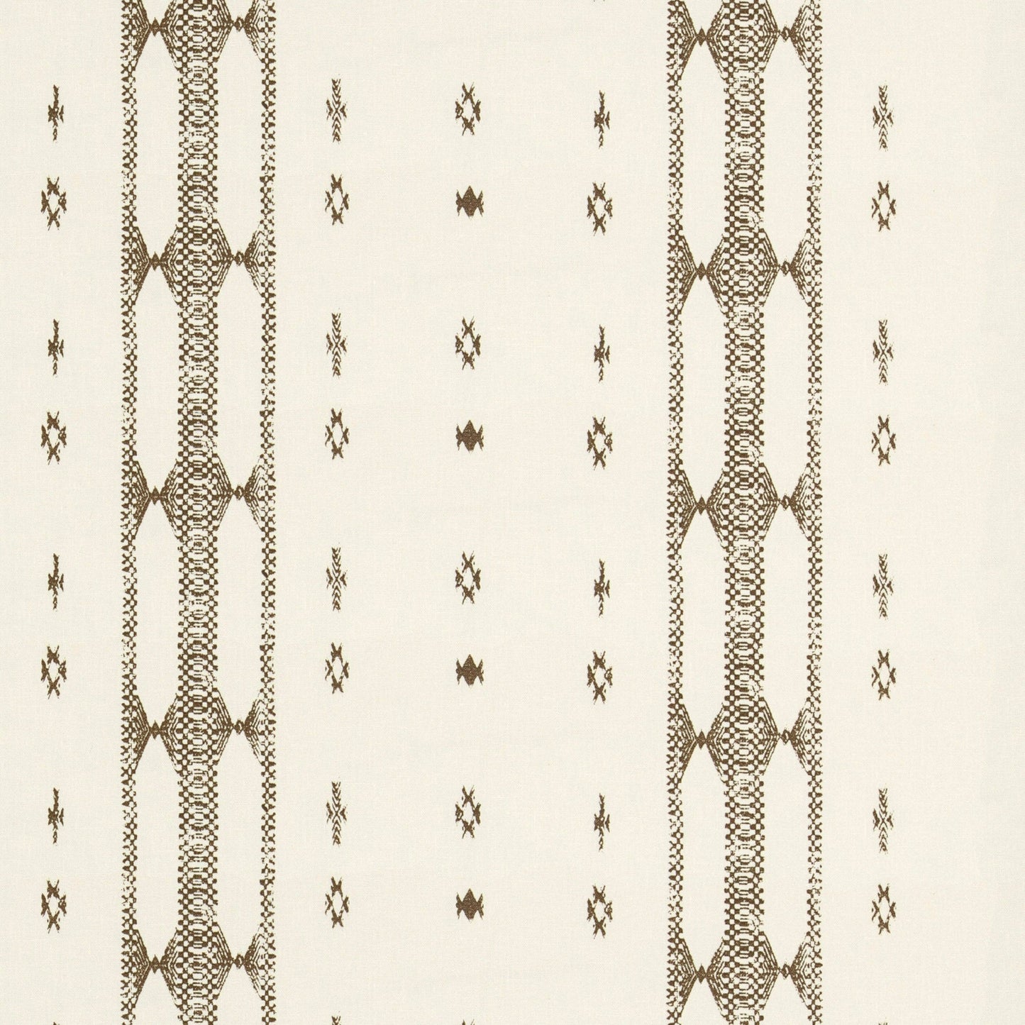Indira Stripe Chocolate Fabric