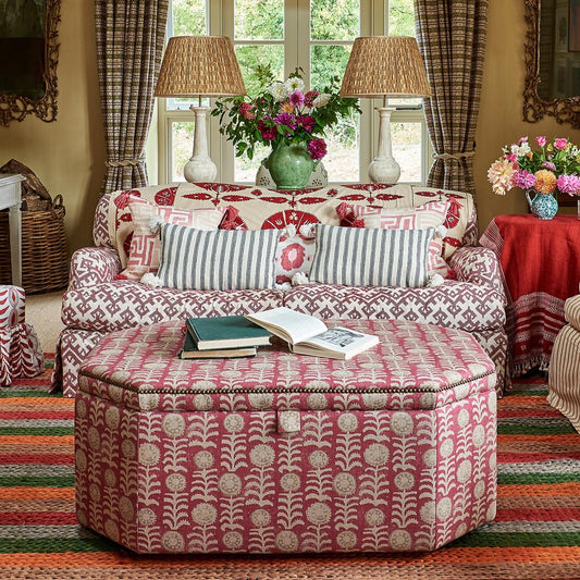 Chennai Weave Wine Fabric