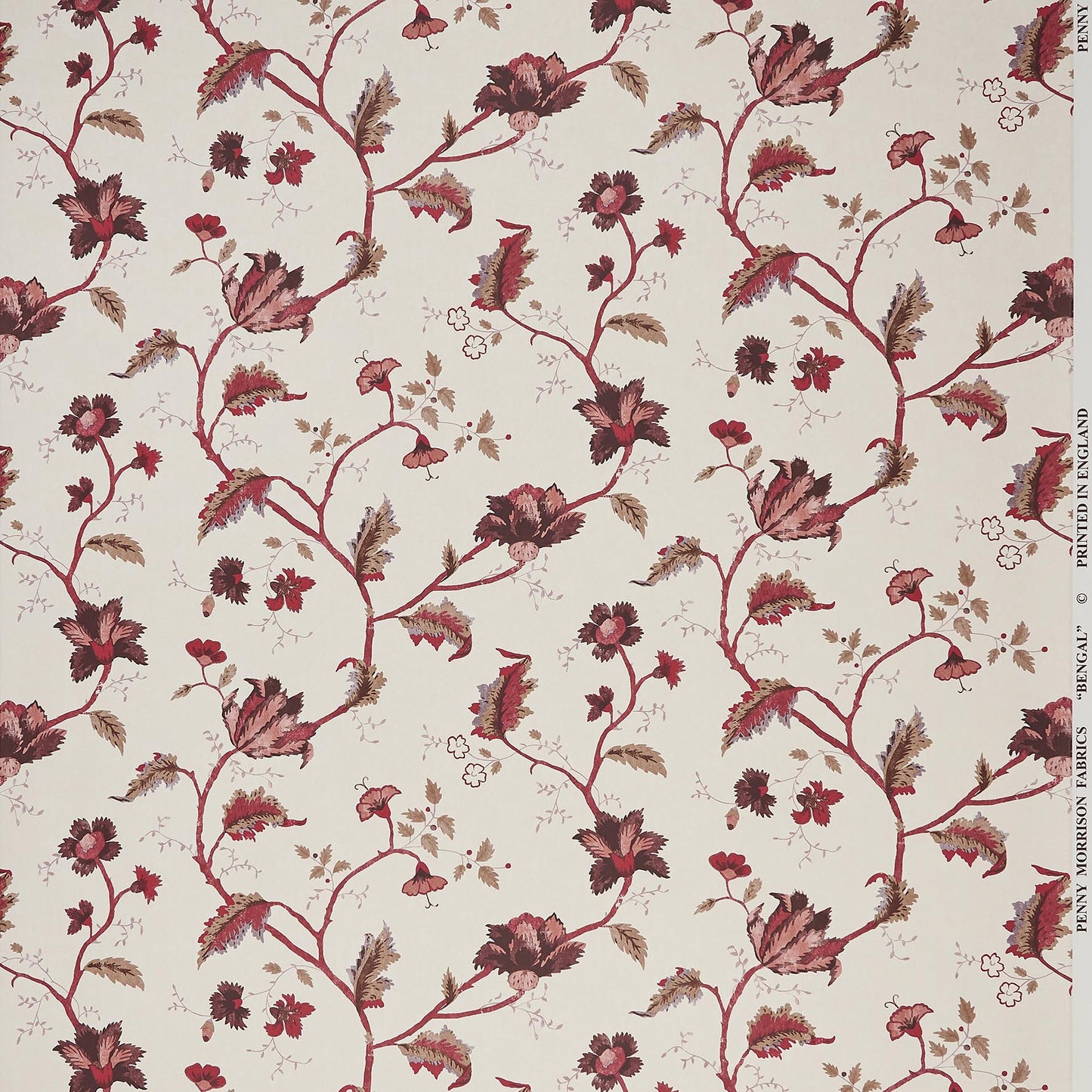 Bengal Garnet Wide-Width Wallpaper Sample