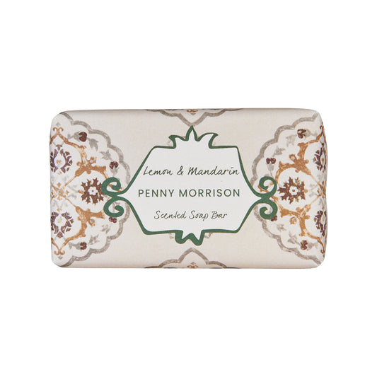 Lemon & Mandarin Scented Wrapped Soap Bar