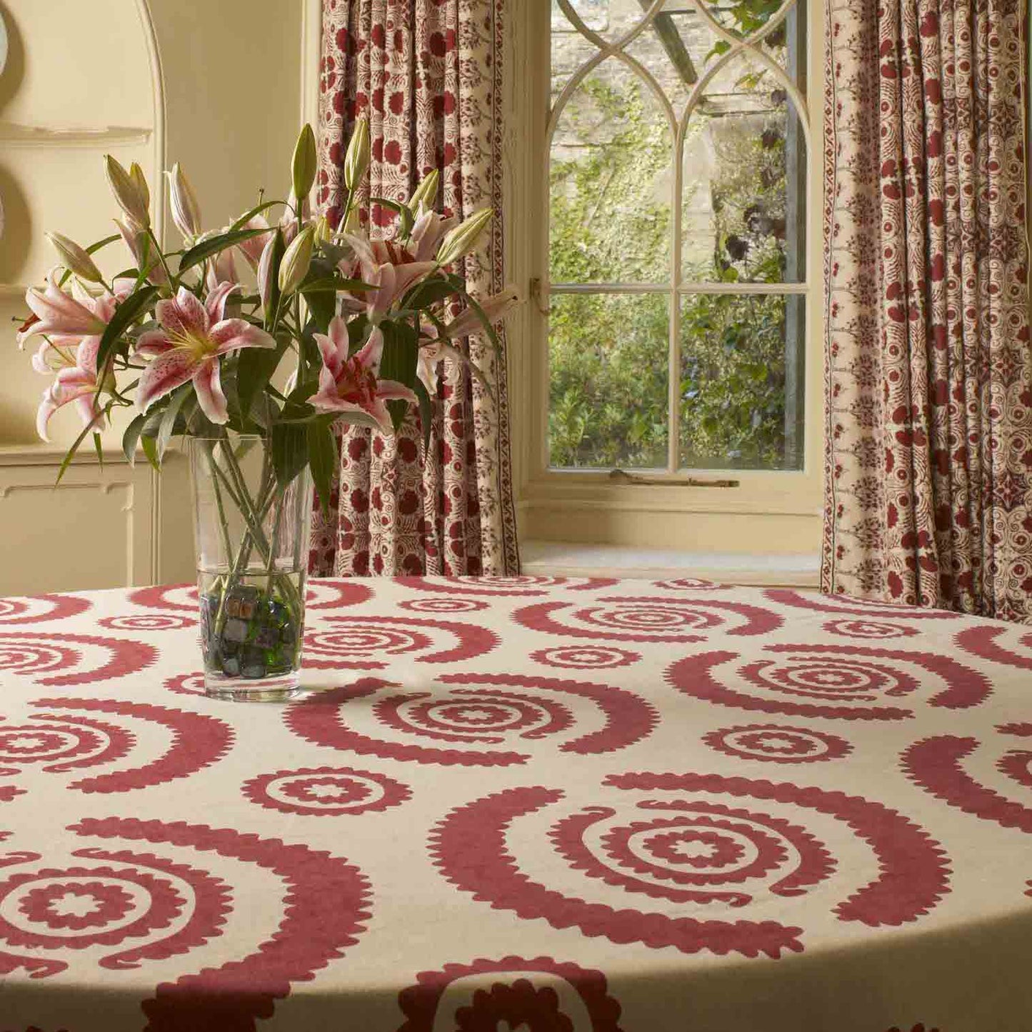 Haveli Red Fabric