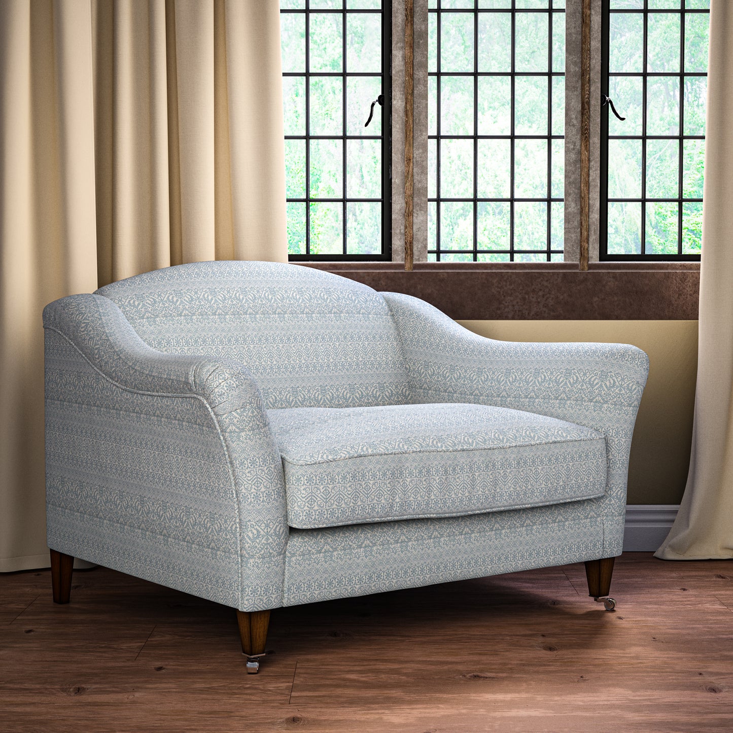 Buriam Light Blue Fabric