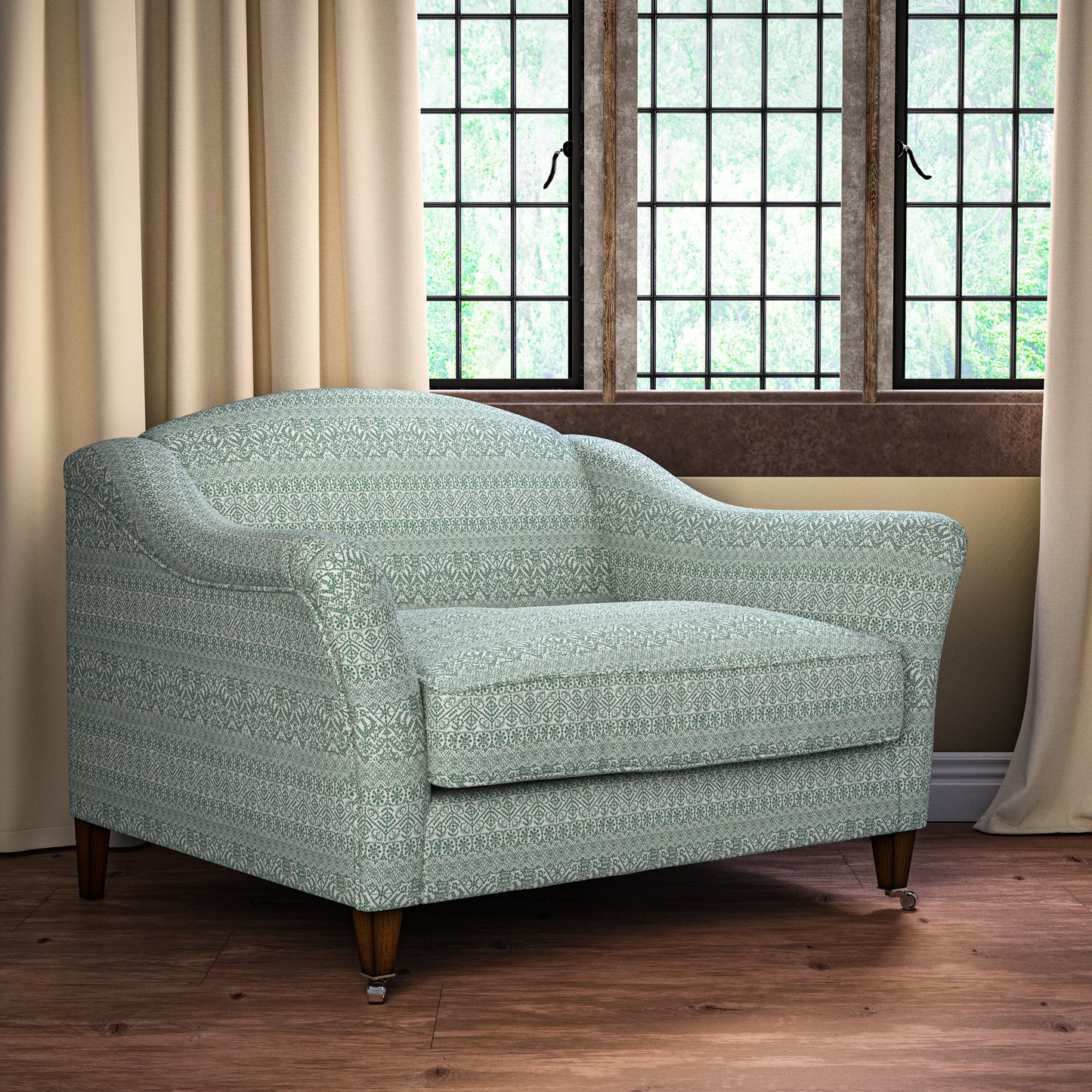 Buriam Sage Fabric
